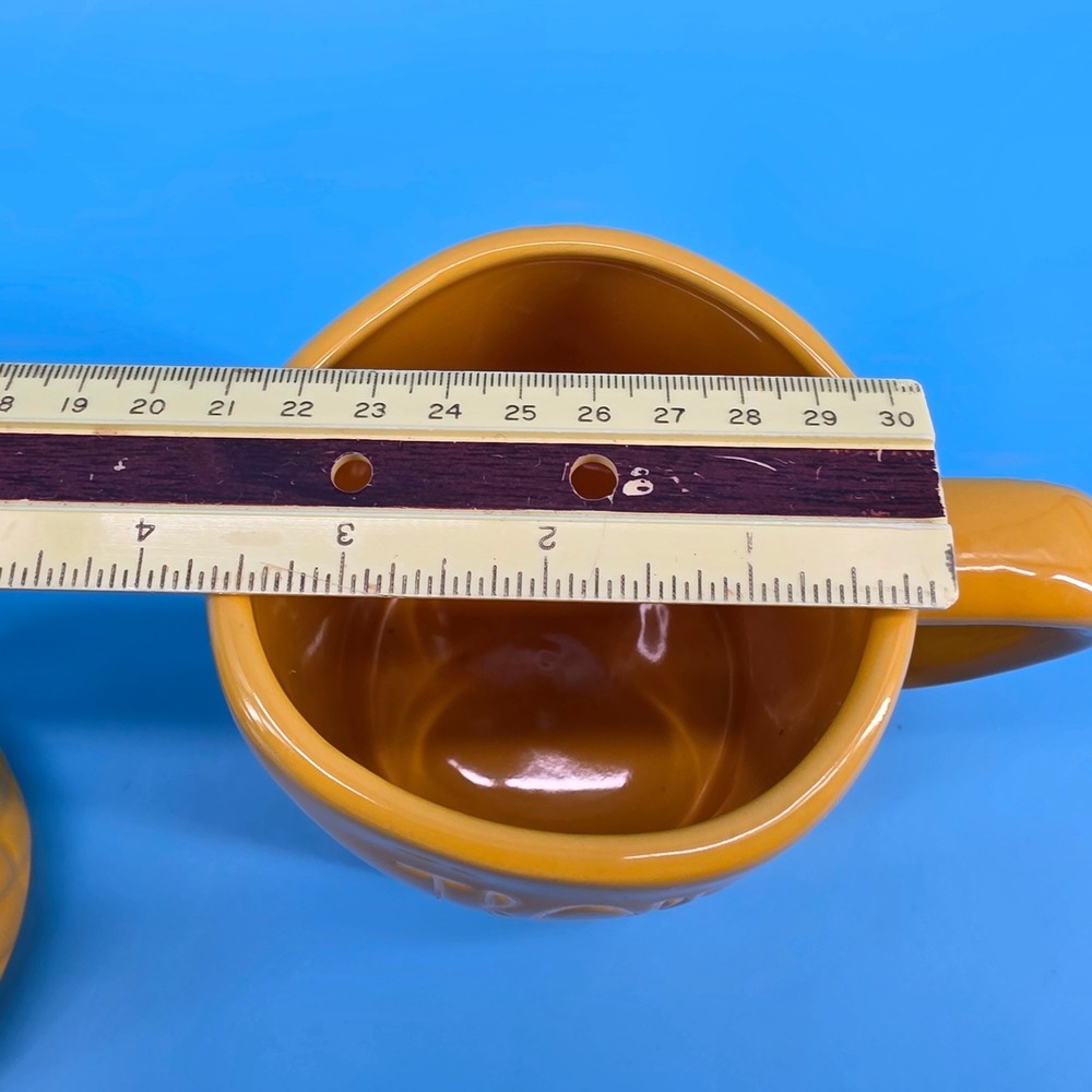 Rae Dunn Tropic Like Its Hot Pineapple Mug with Lid Yellow Ceramic Coffee Cup - Picture 13 of 14